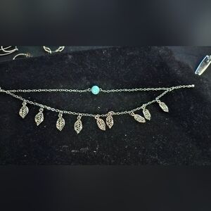 💜A Earthy Explorer Blue Anklet